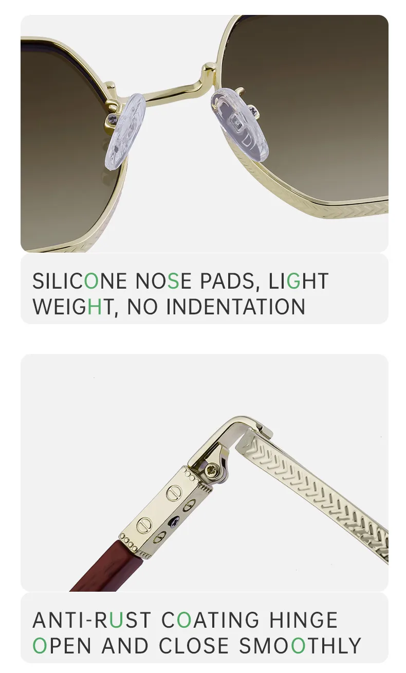Retro Classic Style Solid Color Pc Square Full Frame Glasses display picture 8