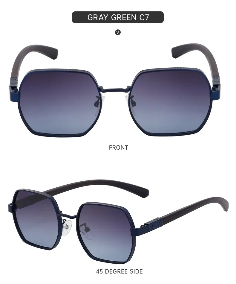 Retro Classic Style Solid Color Pc Square Full Frame Glasses display picture 17