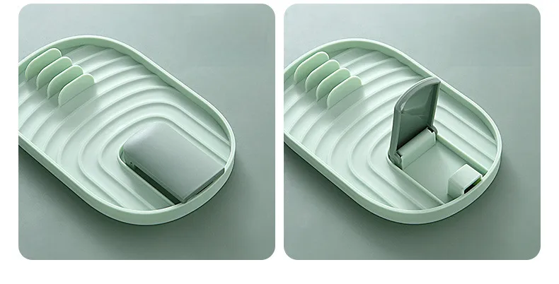 Pot Lid Rack Storage Cleaning Tool Kitchen Utensil Organizer Holder Wall Mounted Pot Cover Hanger Space Saving display picture 5