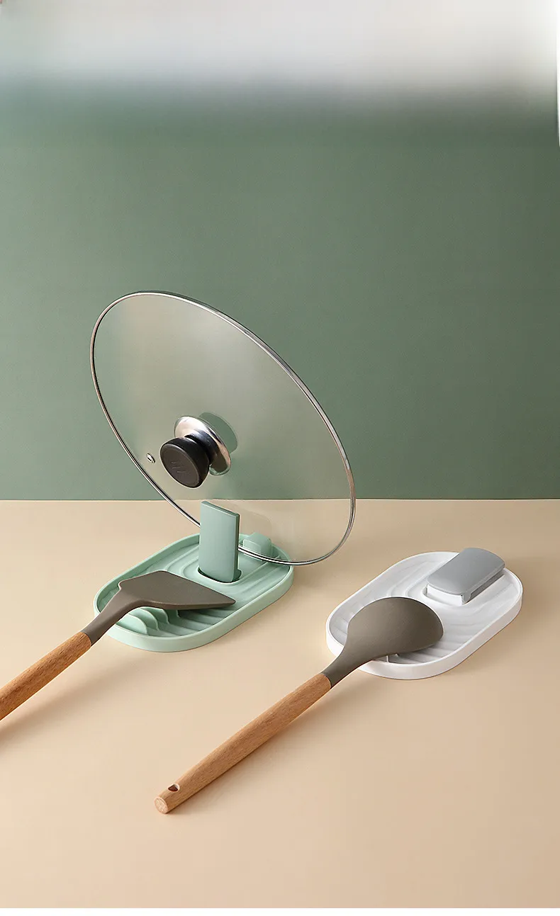 Pot Lid Rack Storage Cleaning Tool Kitchen Utensil Organizer Holder Wall Mounted Pot Cover Hanger Space Saving display picture 8