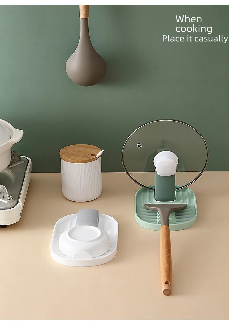 Pot Lid Rack Storage Cleaning Tool Kitchen Utensil Organizer Holder Wall Mounted Pot Cover Hanger Space Saving display picture 9