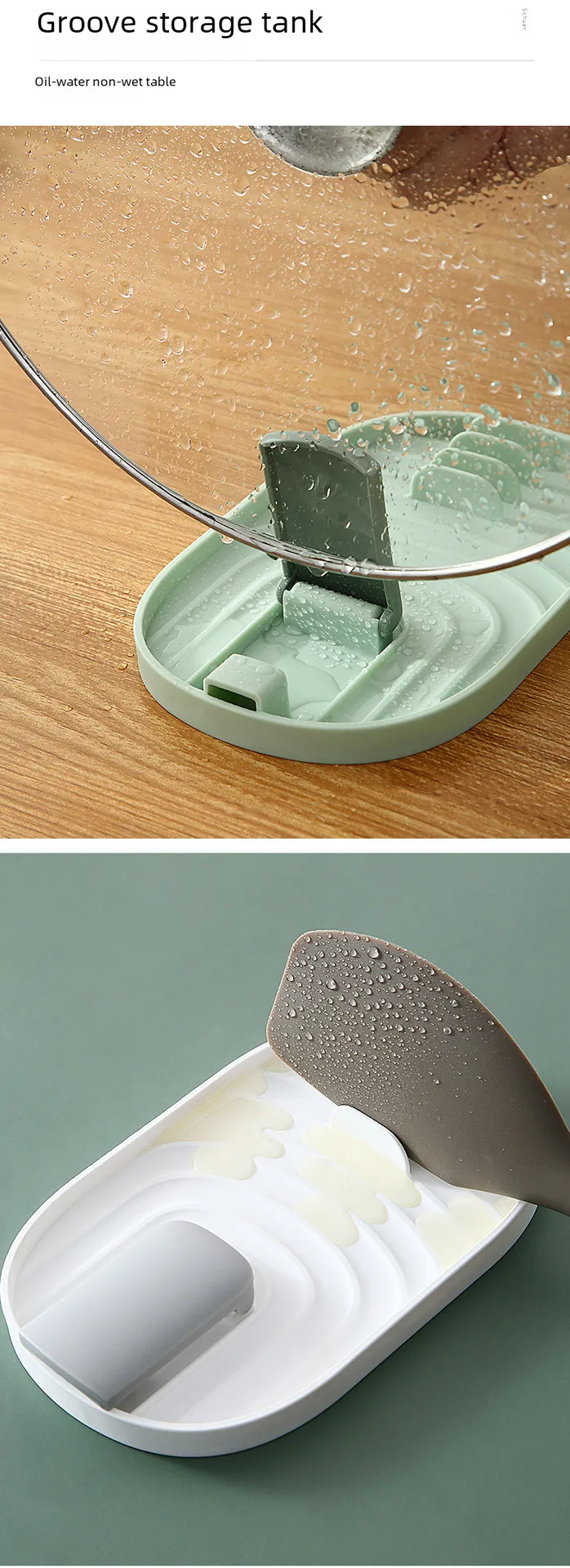 Pot Lid Rack Storage Cleaning Tool Kitchen Utensil Organizer Holder Wall Mounted Pot Cover Hanger Space Saving display picture 11