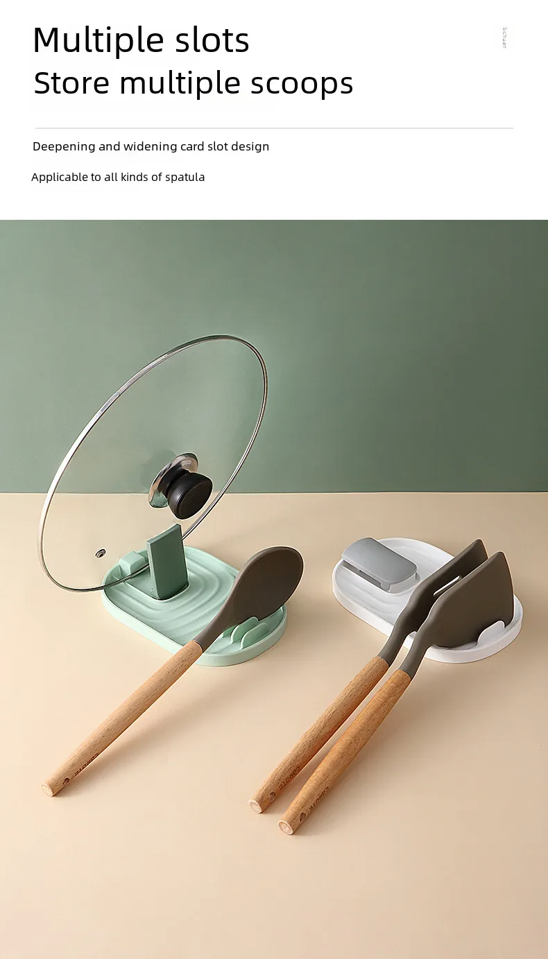 Pot Lid Rack Storage Cleaning Tool Kitchen Utensil Organizer Holder Wall Mounted Pot Cover Hanger Space Saving display picture 12