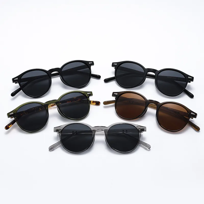Vacation Simple Style Solid Color Pc Round Frame Full Frame Glasses display picture 1