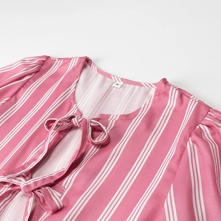 Women's Blouse Half Sleeve Blouses Casual Elegant Streetwear Stripe display picture 3