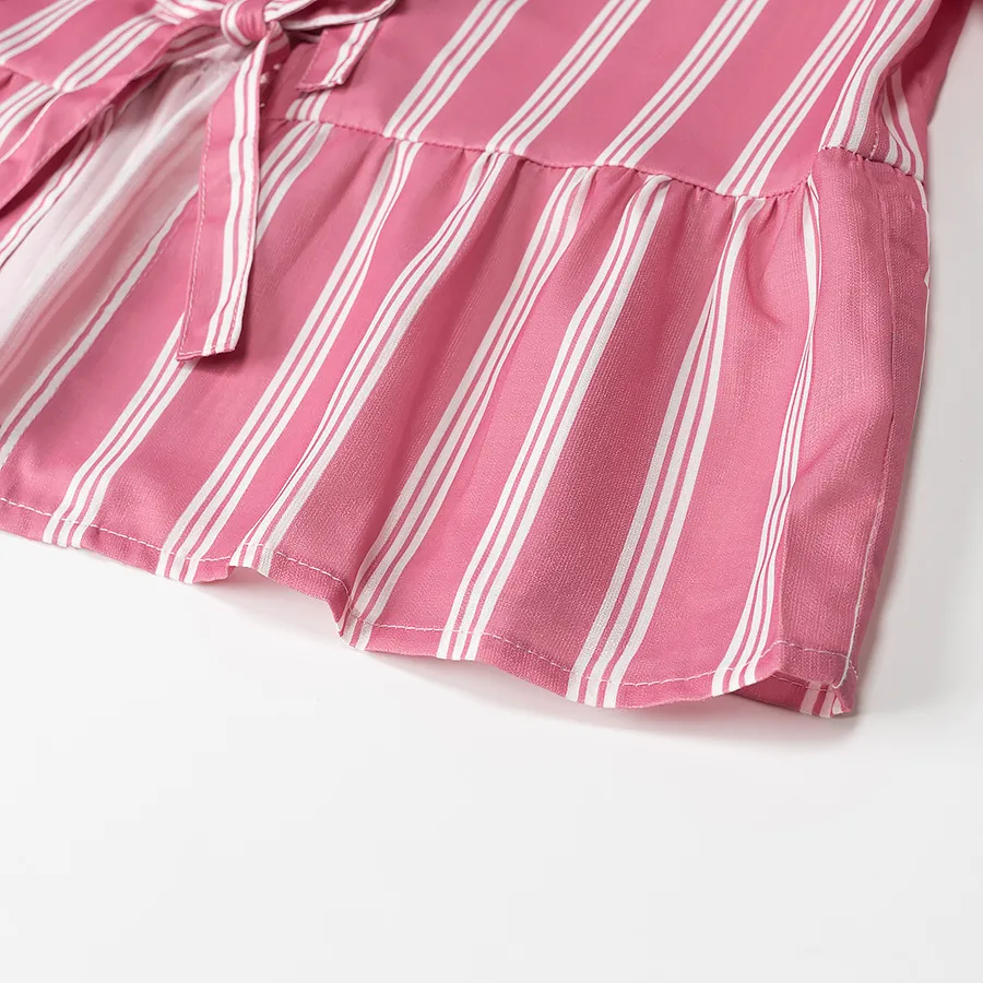 Women's Blouse Half Sleeve Blouses Casual Elegant Streetwear Stripe display picture 6