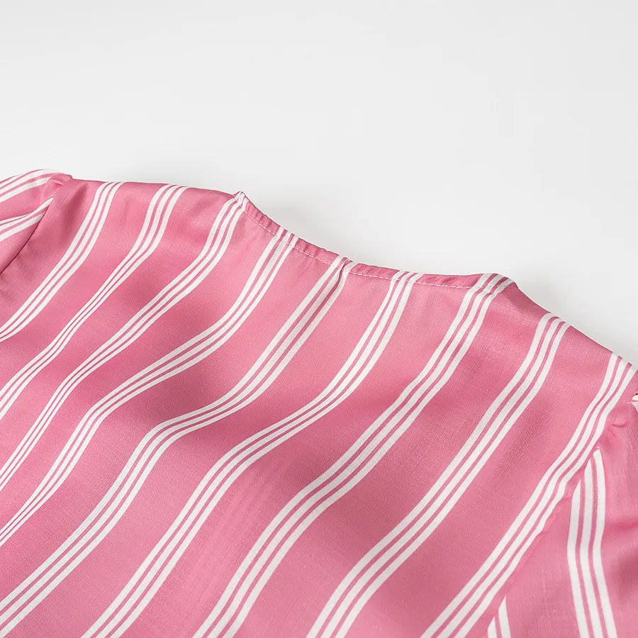 Women's Blouse Half Sleeve Blouses Casual Elegant Streetwear Stripe display picture 9
