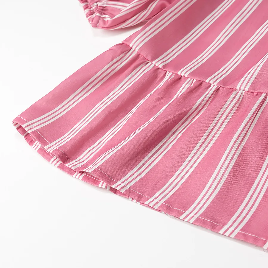 Women's Blouse Half Sleeve Blouses Casual Elegant Streetwear Stripe display picture 11