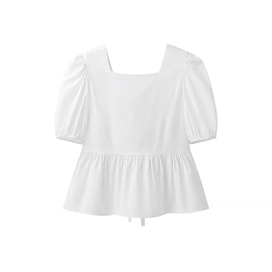 Women's Blouse Half Sleeve Blouses Streetwear Solid Color display picture 11