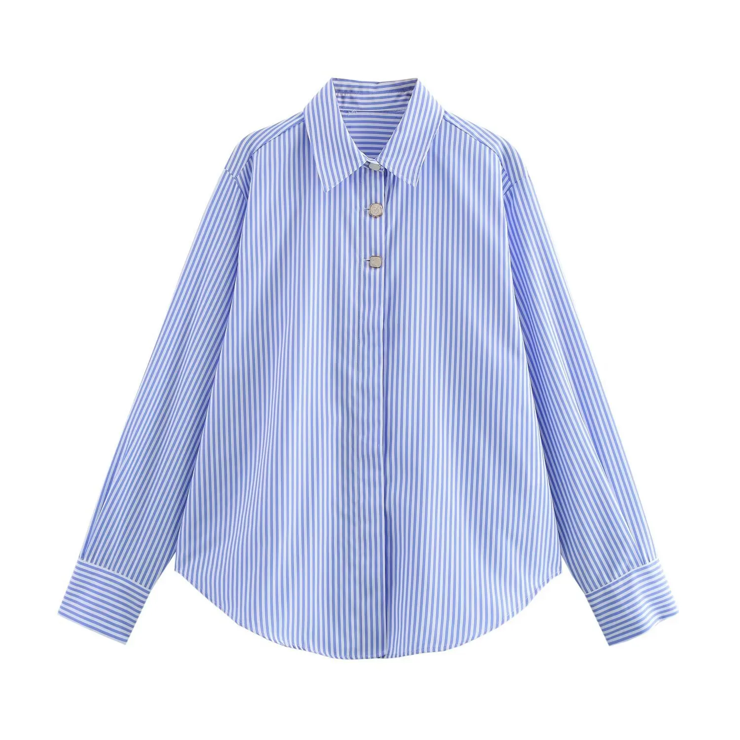Women's Blouse Long Sleeve Blouses Streetwear Stripe display picture 6