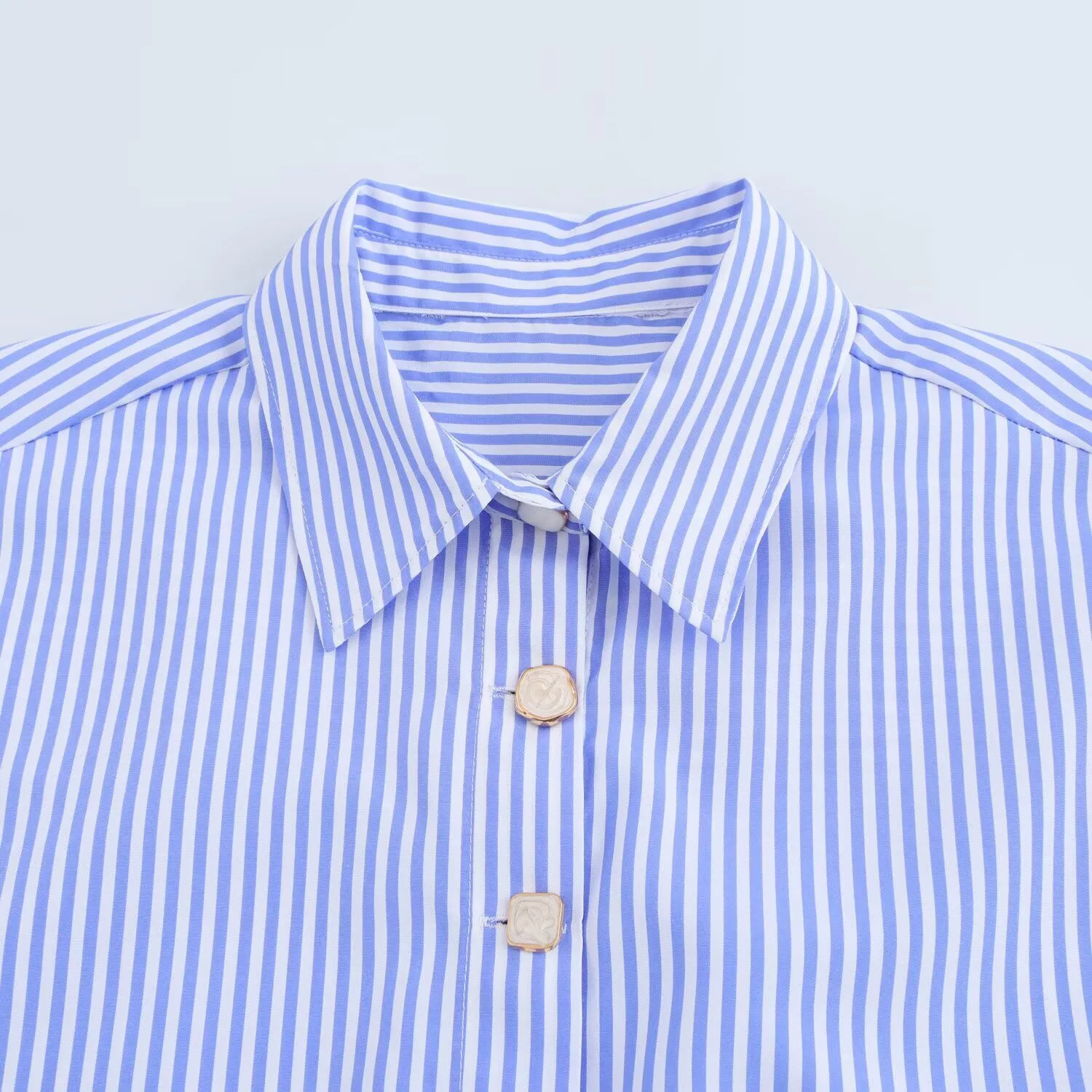Women's Blouse Long Sleeve Blouses Streetwear Stripe display picture 8