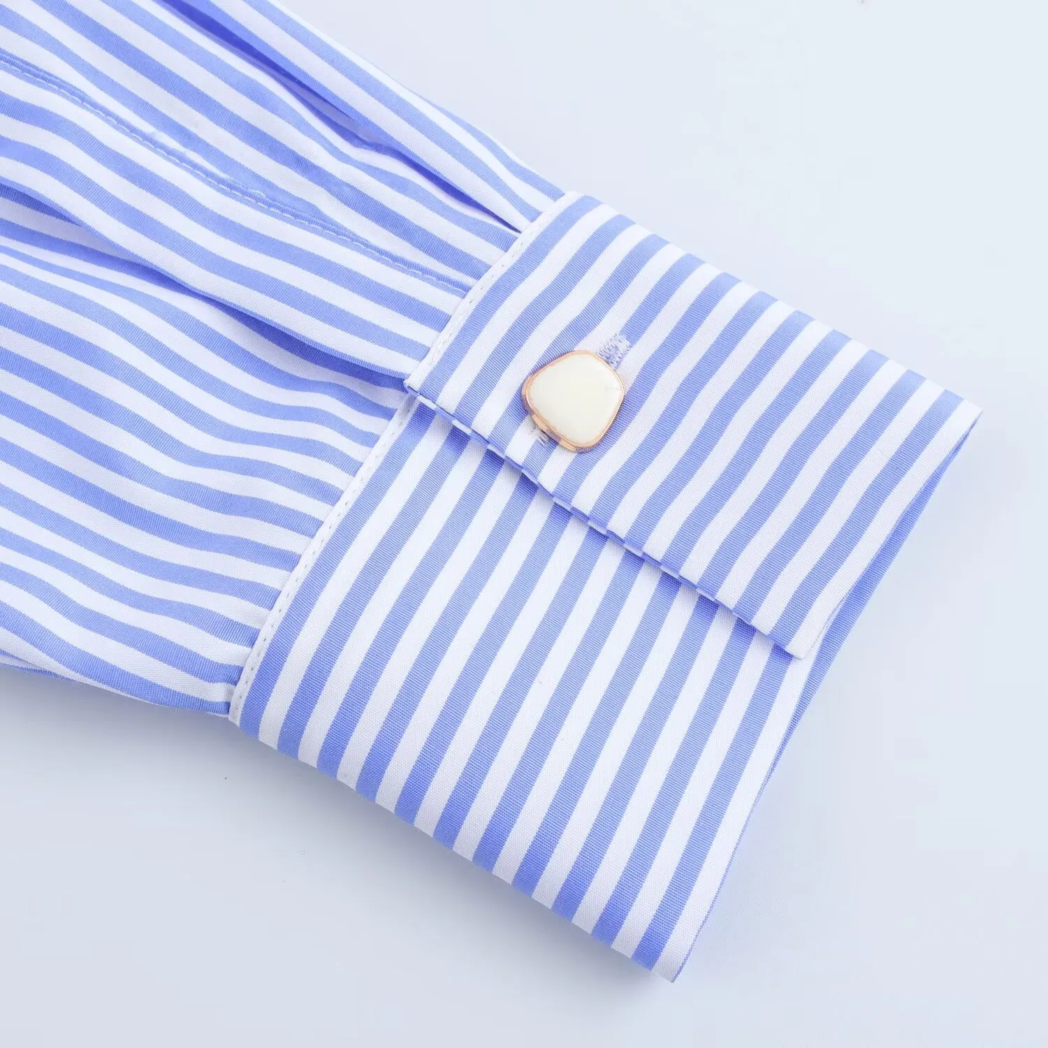 Women's Blouse Long Sleeve Blouses Streetwear Stripe display picture 11