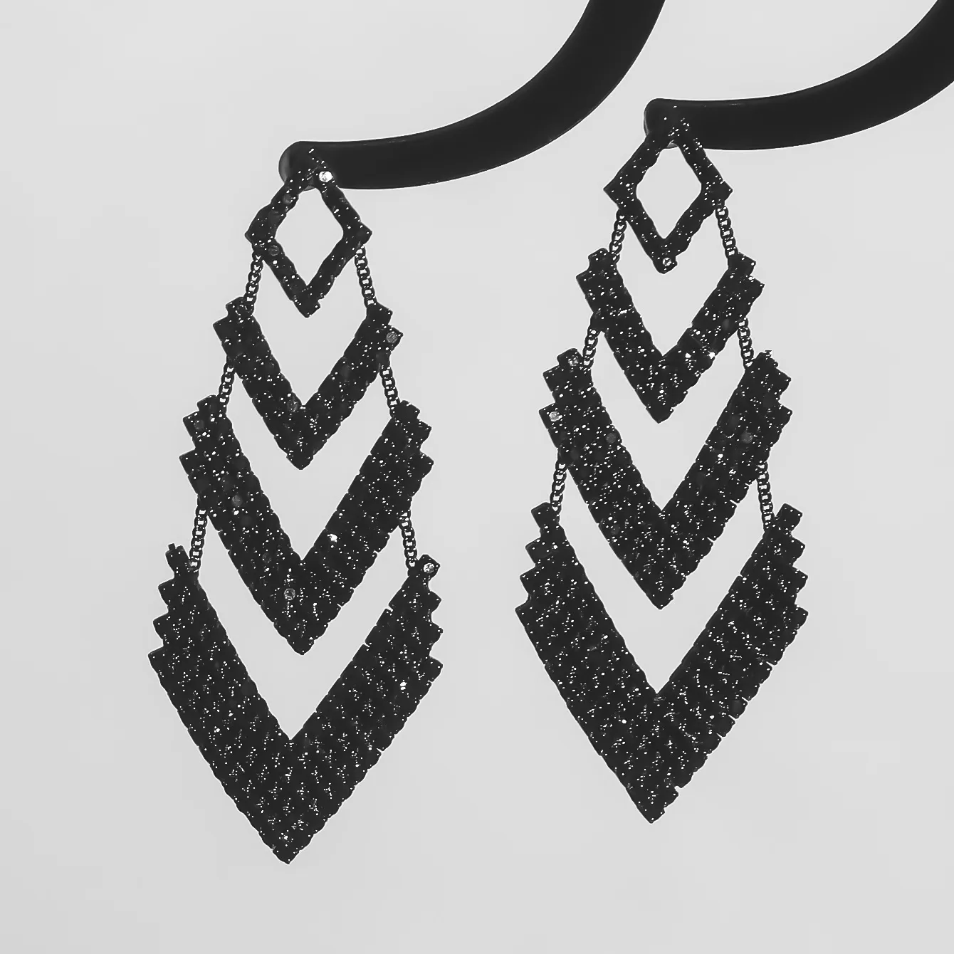 1 Pair Vacation Simple Style Solid Color Inlay Copper Rhinestones Ear Studs display picture 27