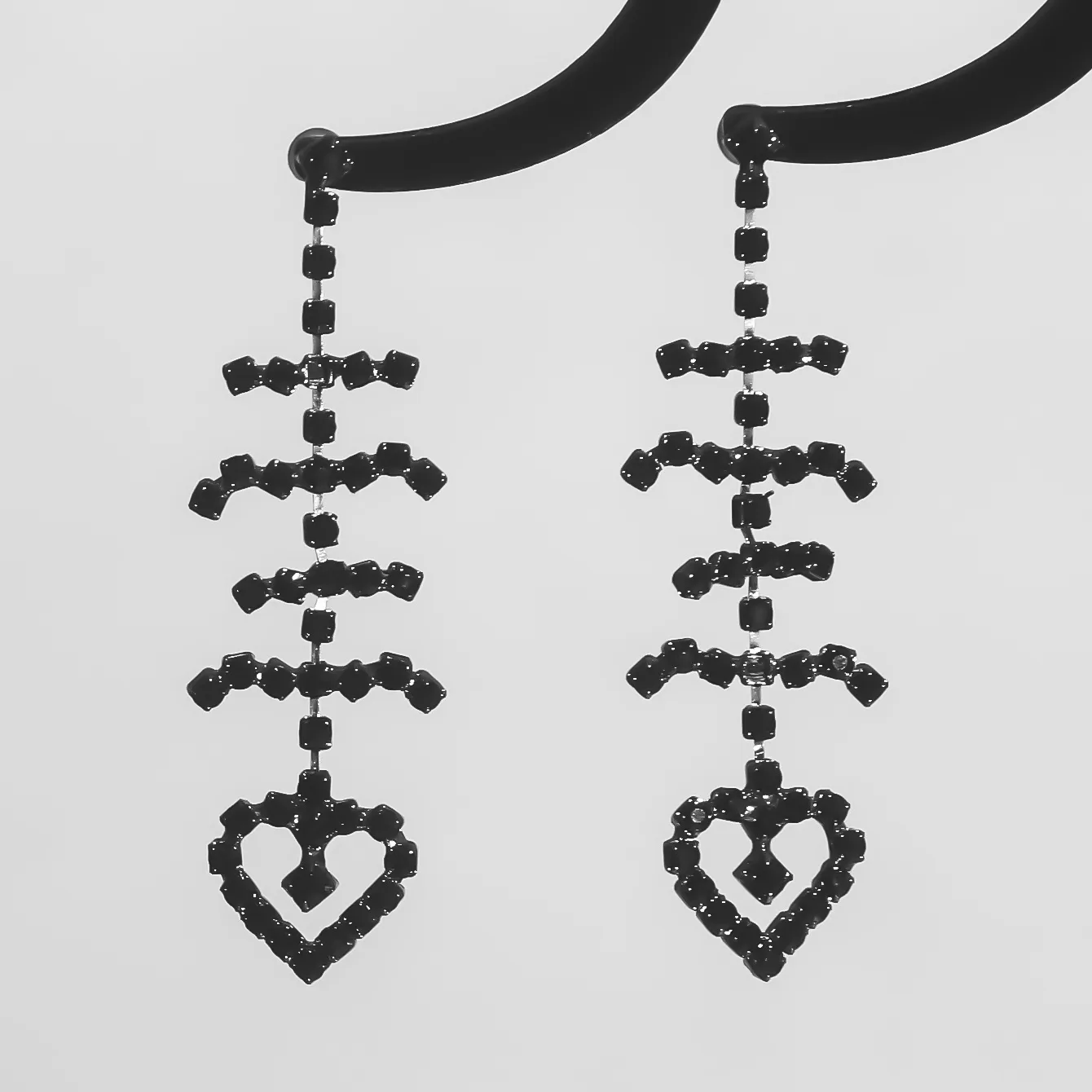 1 Pair Vacation Simple Style Solid Color Inlay Copper Rhinestones Ear Studs display picture 30