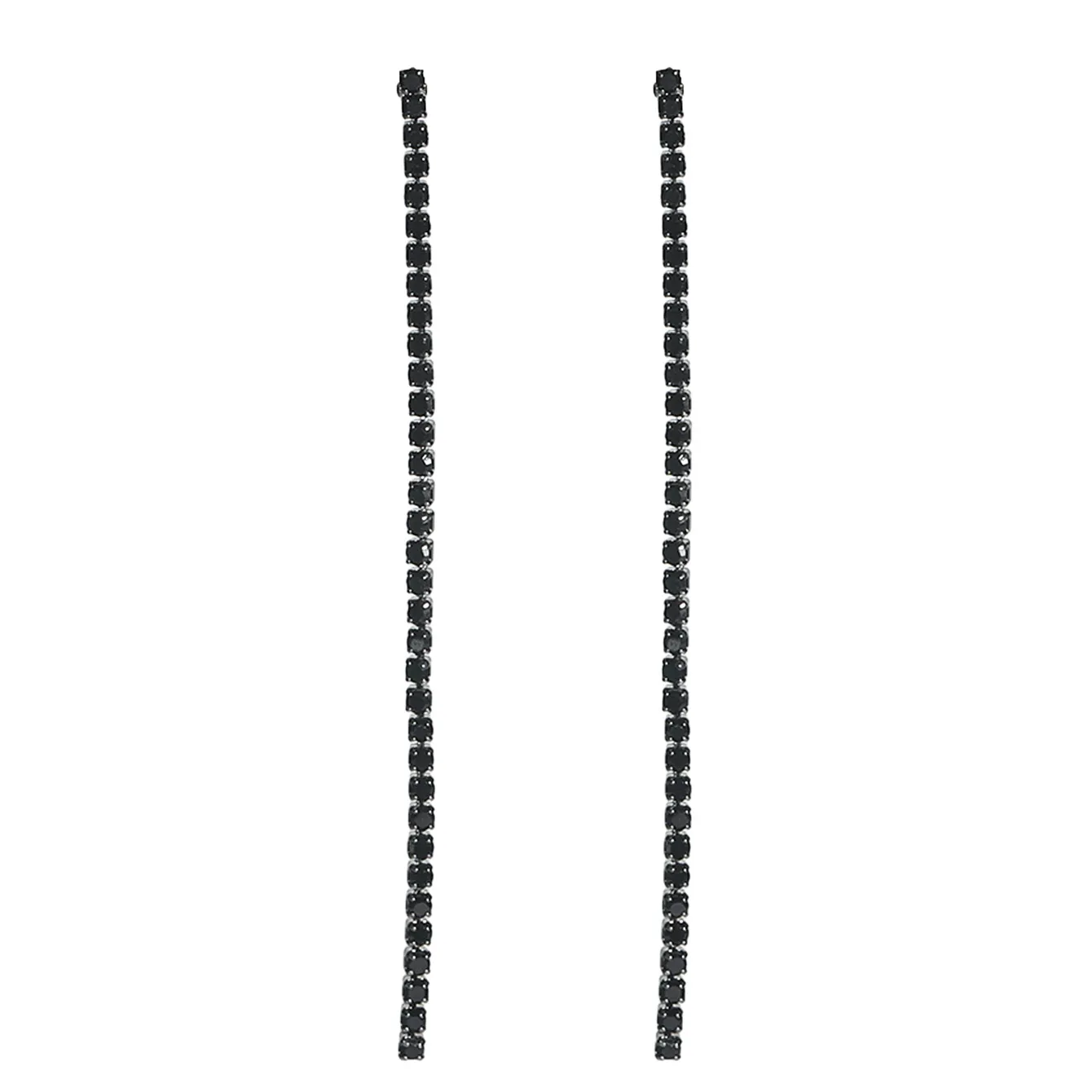 1 Pair Vacation Simple Style Solid Color Inlay Copper Rhinestones Ear Studs display picture 39