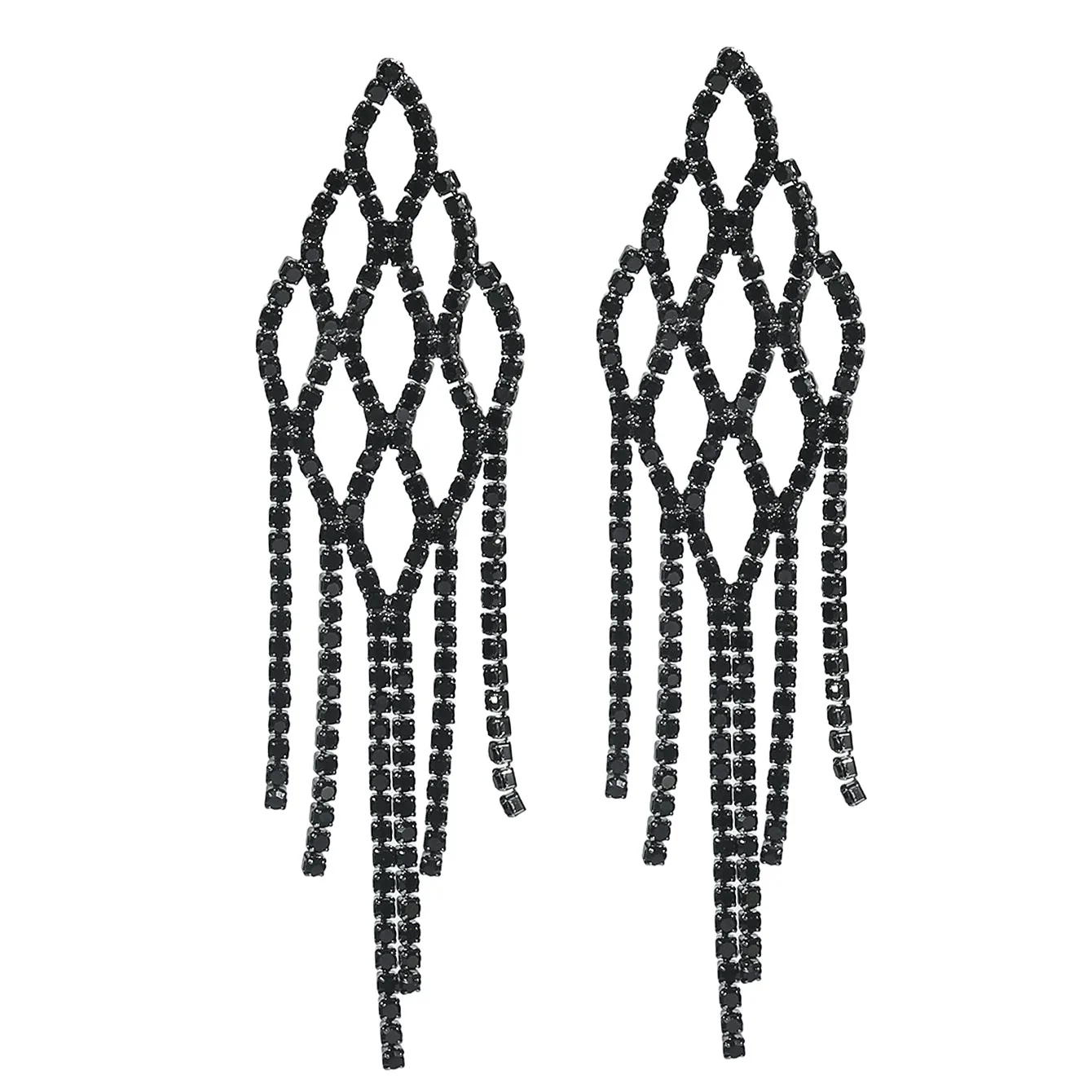 1 Pair Vacation Simple Style Solid Color Inlay Copper Rhinestones Ear Studs display picture 46