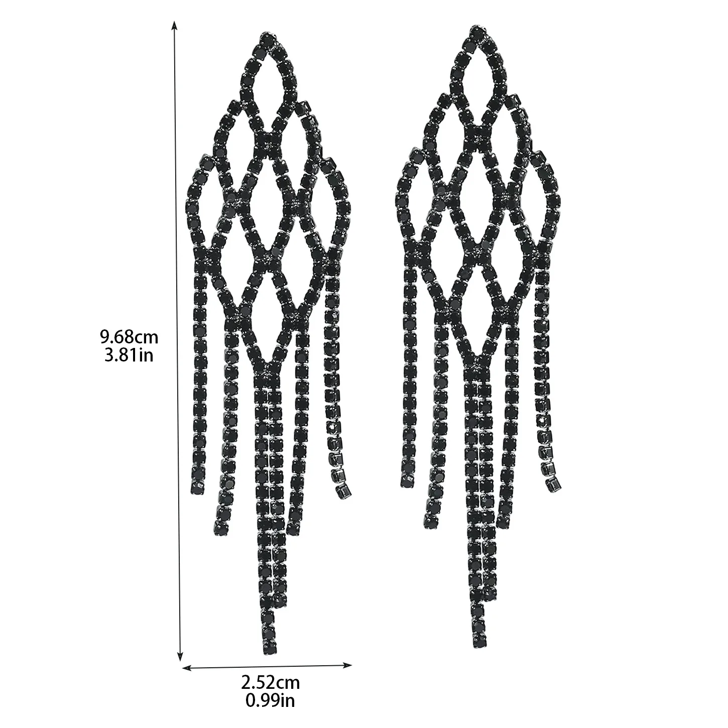 1 Pair Vacation Simple Style Solid Color Inlay Copper Rhinestones Ear Studs display picture 47