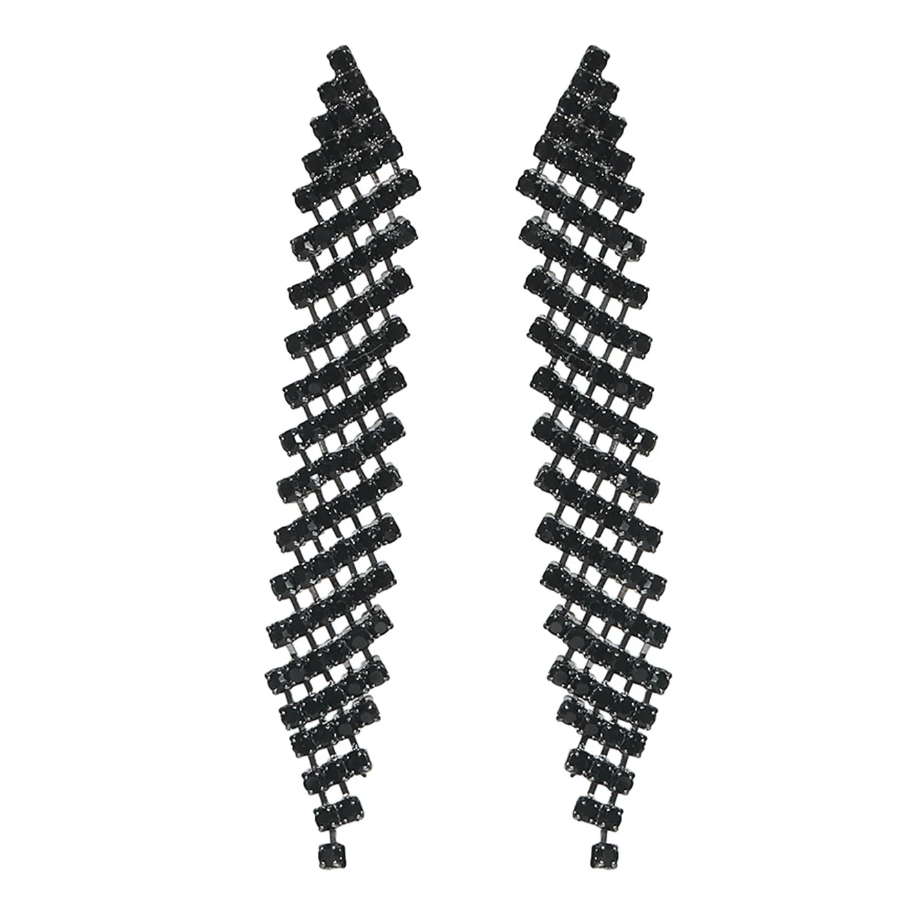 1 Pair Vacation Simple Style Solid Color Inlay Copper Rhinestones Ear Studs display picture 56