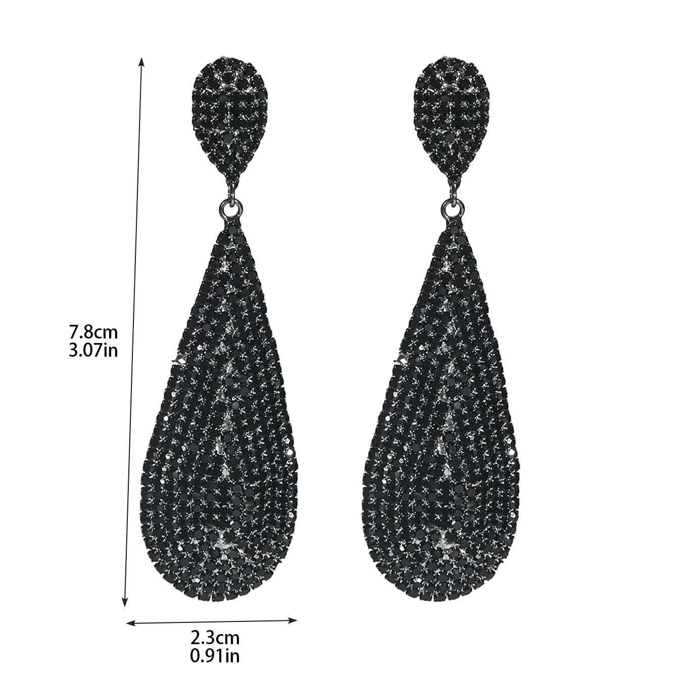 1 Pair Vacation Simple Style Solid Color Inlay Copper Rhinestones Ear Studs display picture 62