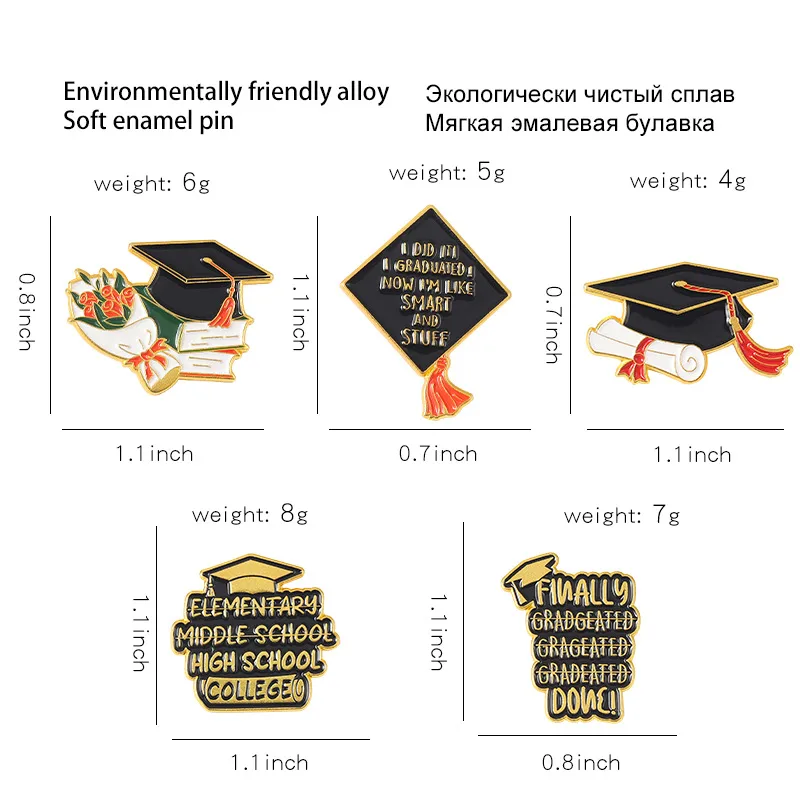 Casual Simple Style Letter Hat Rose Alloy Unisex Brooches display picture 2