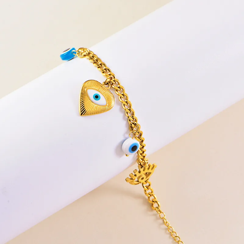 Vintage Style Classic Style Heart Shape 304 Stainless Steel Plating Women's Bracelets display picture 4