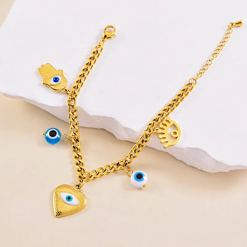 Vintage Style Classic Style Heart Shape 304 Stainless Steel Plating Women's Bracelets display picture 3