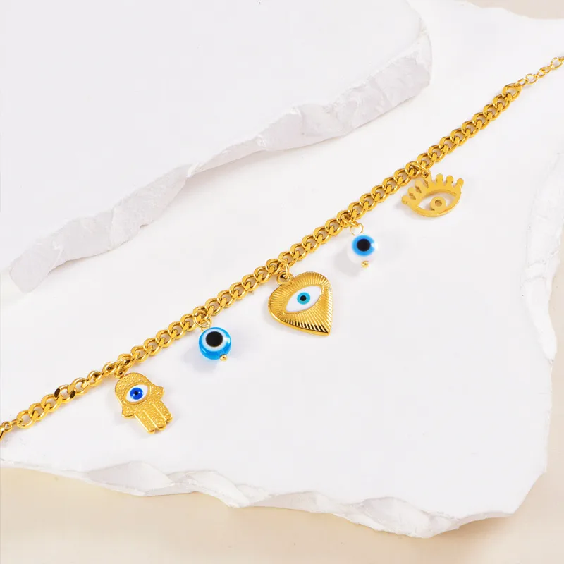 Vintage Style Classic Style Heart Shape 304 Stainless Steel Plating Women's Bracelets display picture 5