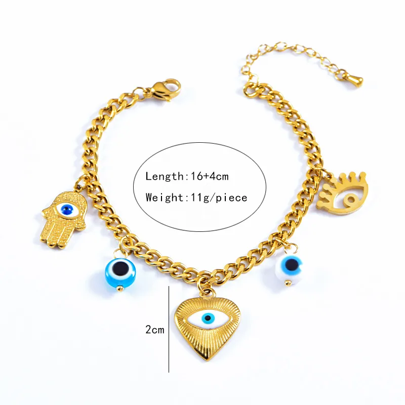 Vintage Style Classic Style Heart Shape 304 Stainless Steel Plating Women's Bracelets display picture 1