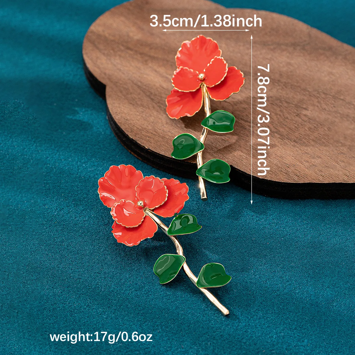 1 Pair IG Style Elegant Retro Flower Ferroalloy Ear Studs display picture 5