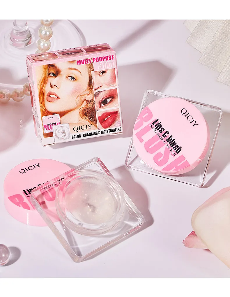 [Cross-border Exclusive] Lip Blush Face Repair Matte Easy To Color Rouge Nude Natural Blush Blush Plate display picture 11