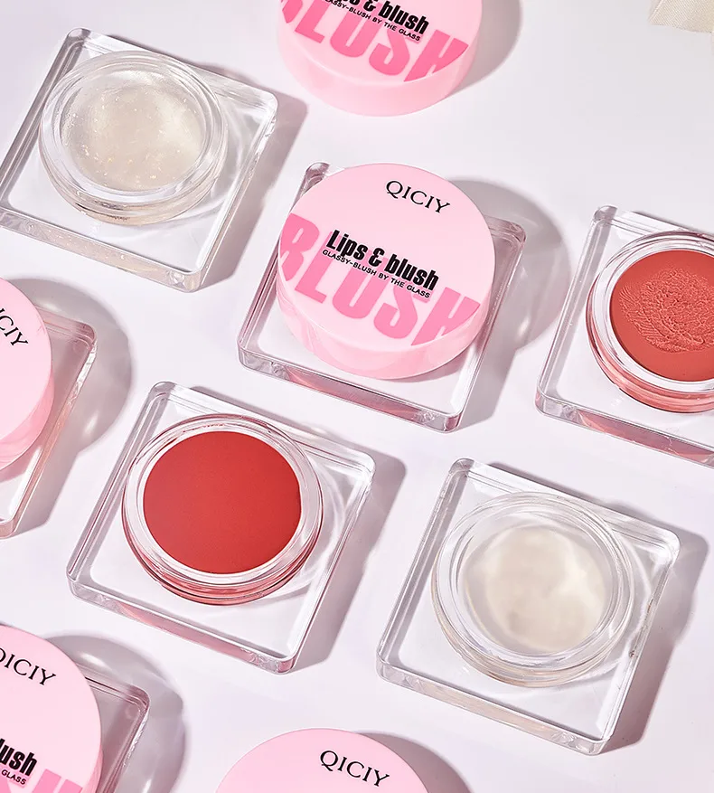 [Cross-border Exclusive] Lip Blush Face Repair Matte Easy To Color Rouge Nude Natural Blush Blush Plate display picture 12