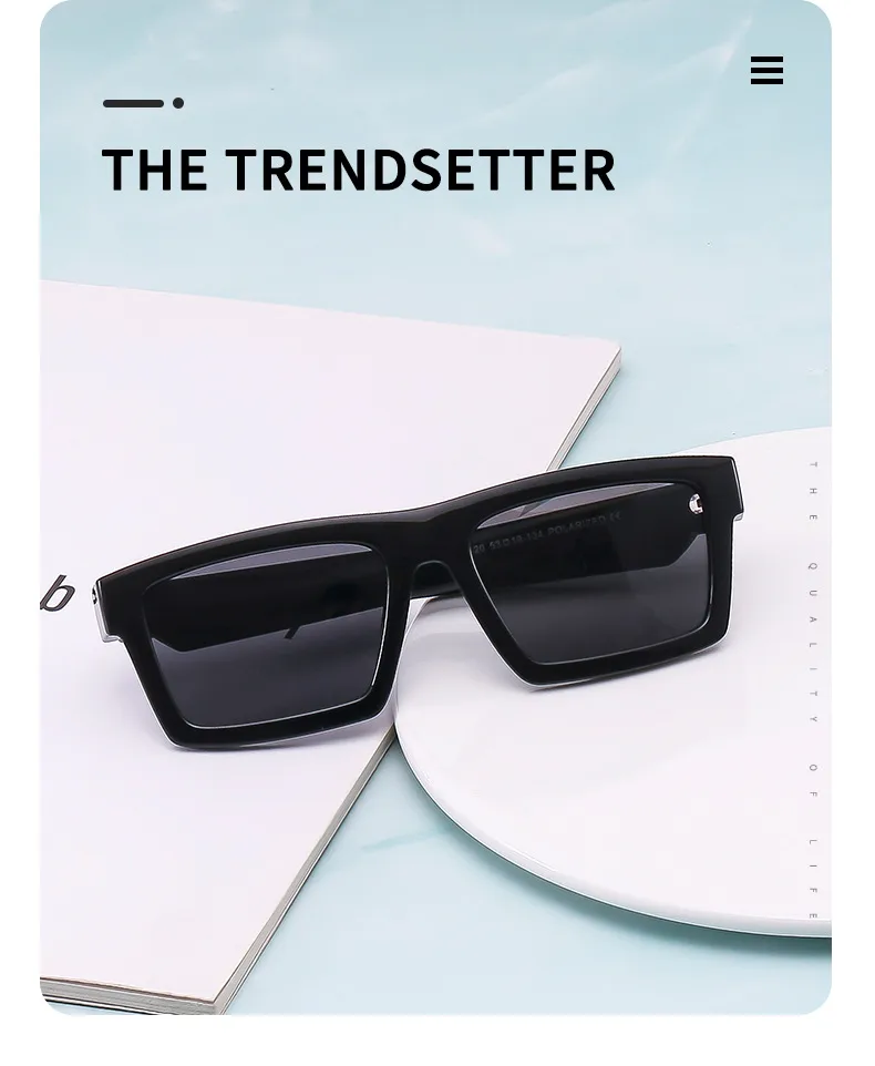 Casual Elegant Solid Color Pc Square Full Frame Glasses display picture 3