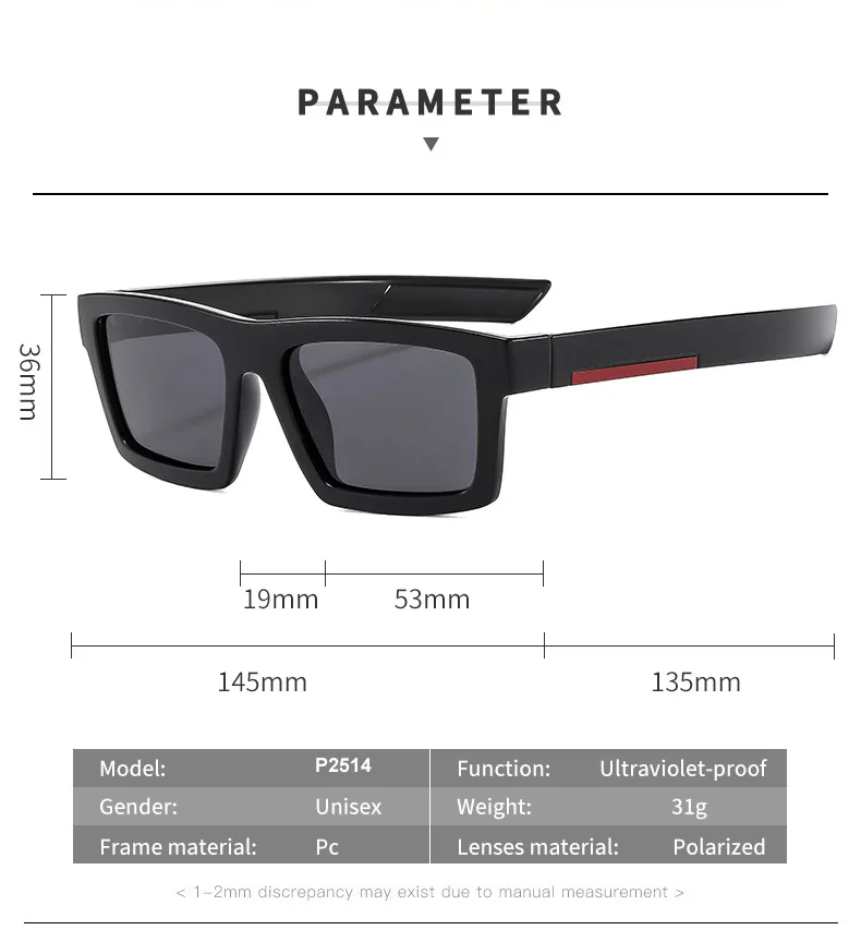 Casual Elegant Solid Color Pc Square Full Frame Glasses display picture 4