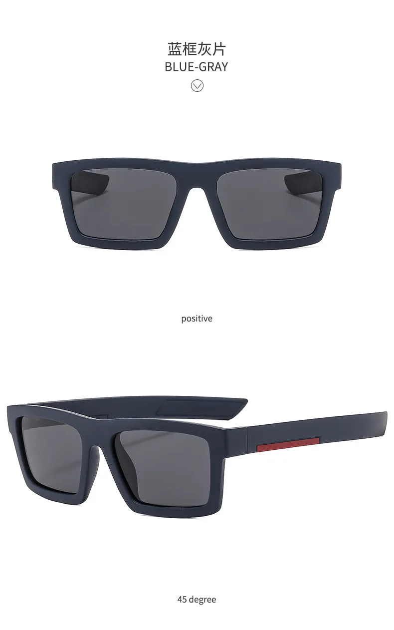 Casual Elegant Solid Color Pc Square Full Frame Glasses display picture 8