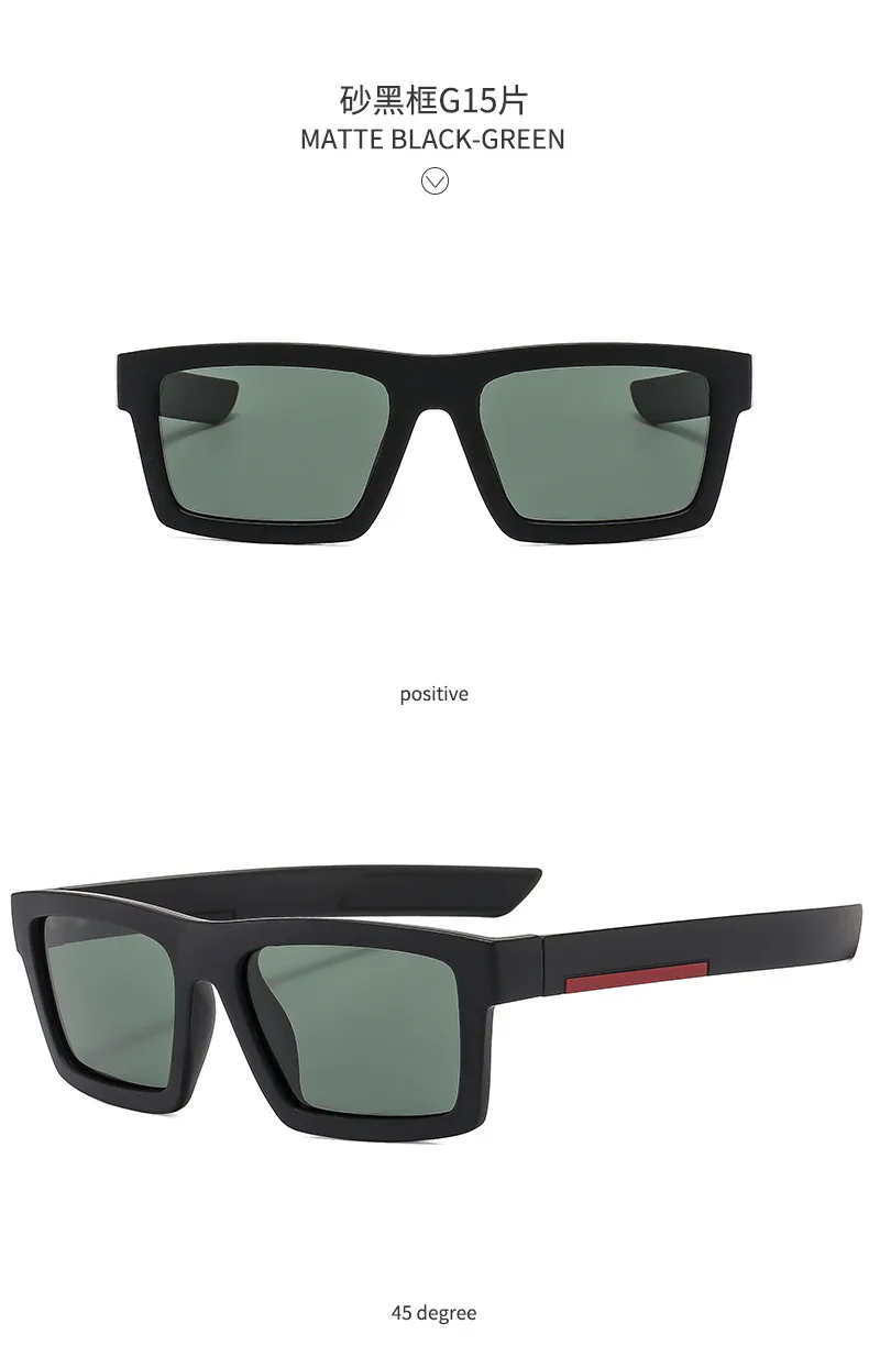Casual Elegant Solid Color Pc Square Full Frame Glasses display picture 9