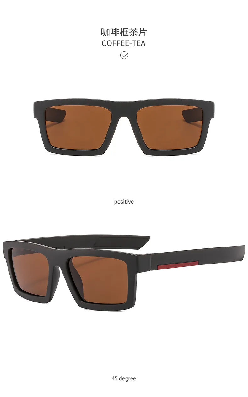 Casual Elegant Solid Color Pc Square Full Frame Glasses display picture 10