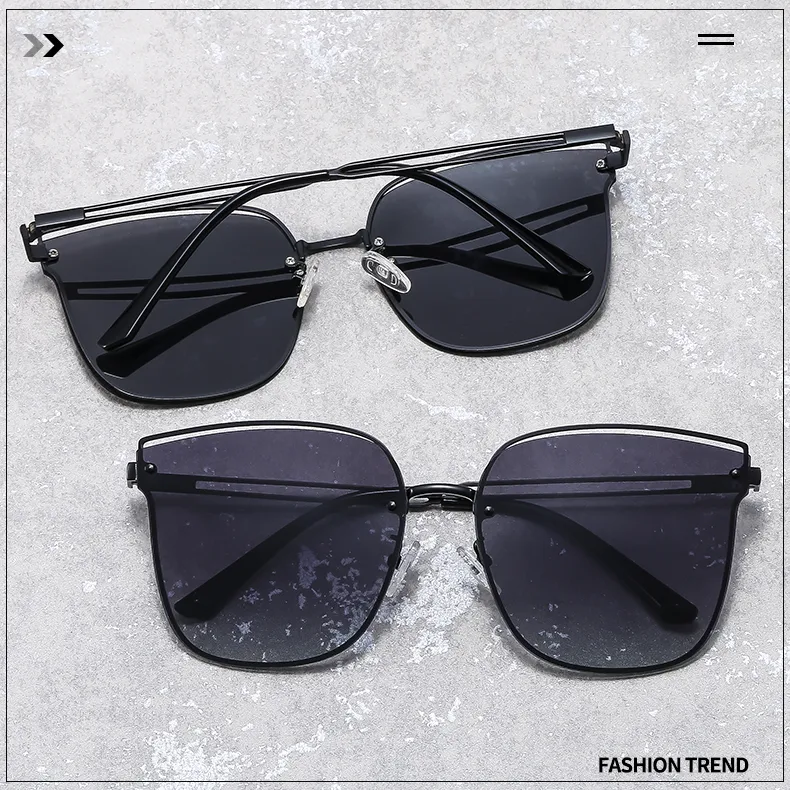 Casual Commute Solid Color Pc Square Full Frame Glasses display picture 1