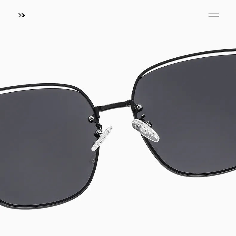 Casual Commute Solid Color Pc Square Full Frame Glasses display picture 5