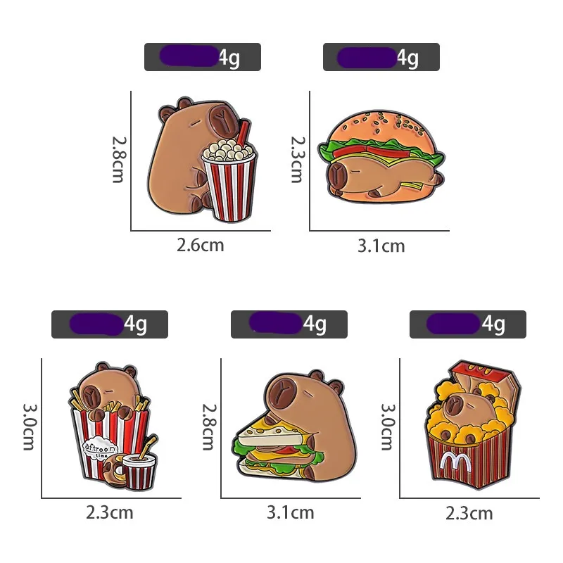 Cartoon Style Cute Cartoon Alloy Stamping Stoving Varnish Plating Unisex Brooches display picture 1