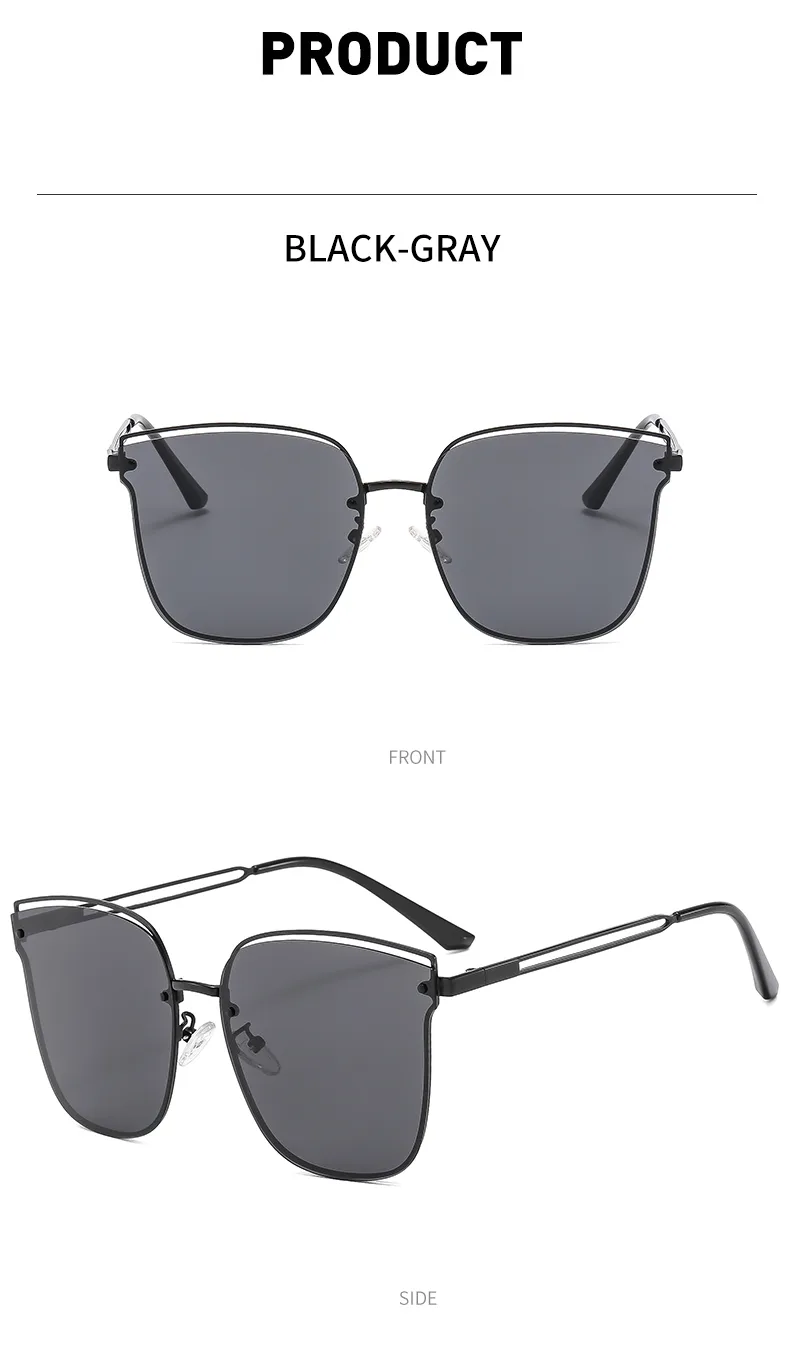 Casual Commute Solid Color Pc Square Full Frame Glasses display picture 10