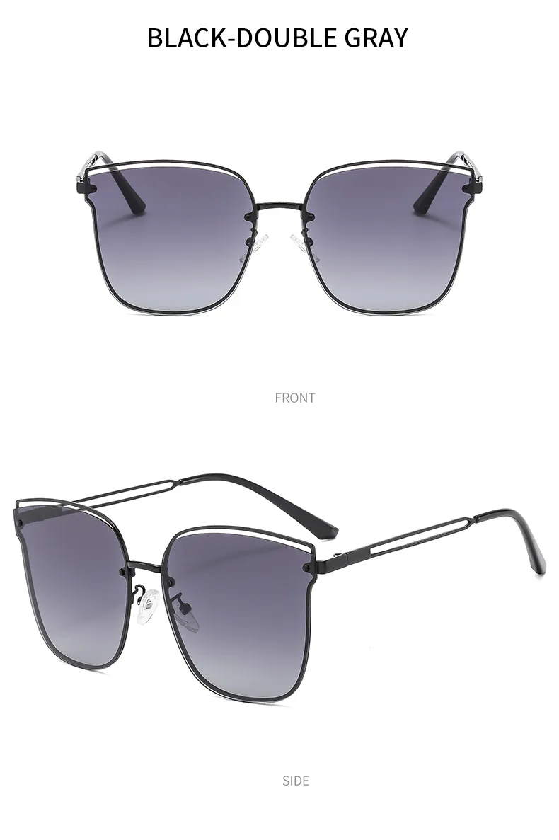 Casual Commute Solid Color Pc Square Full Frame Glasses display picture 11