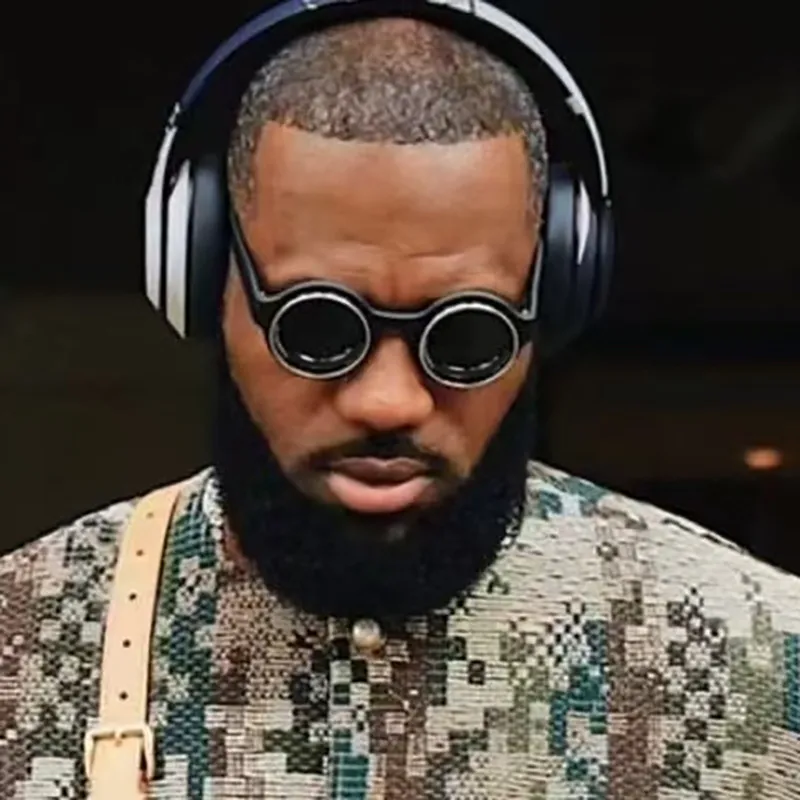 Streetwear Geometric Pc Round Frame Full Frame Glasses display picture 2