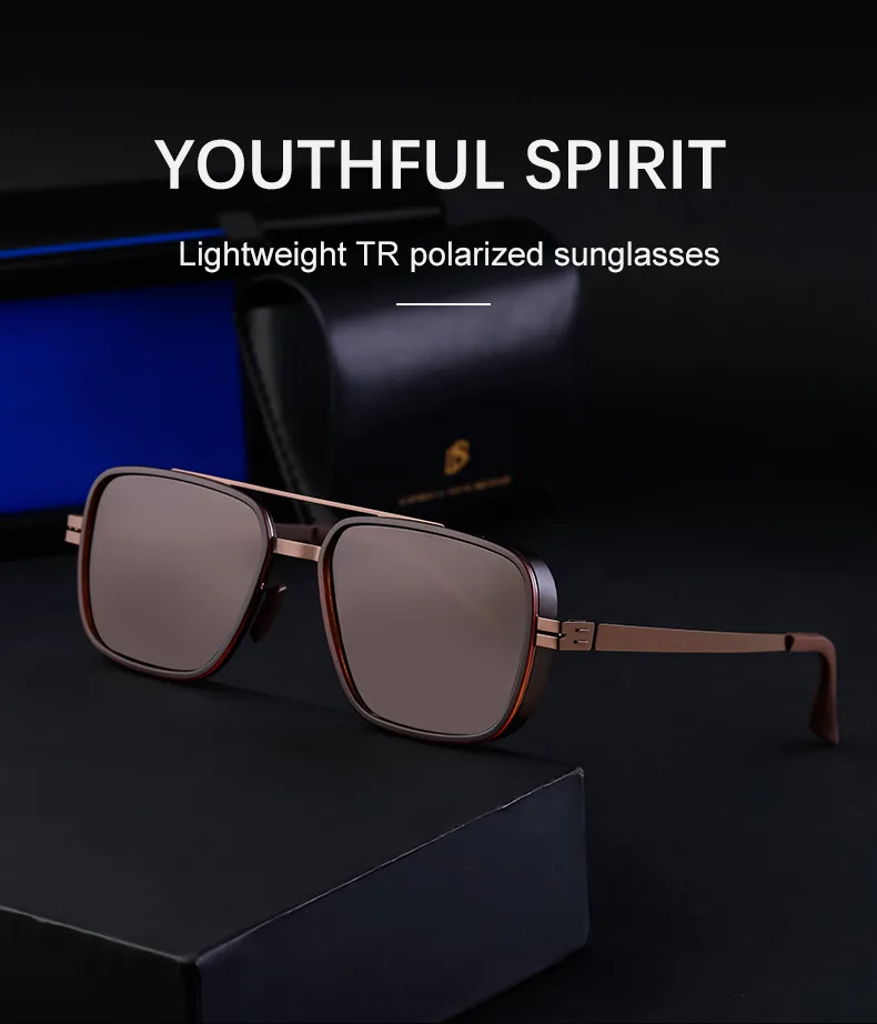 Streetwear Geometric Pc Square Full Frame Glasses display picture 1