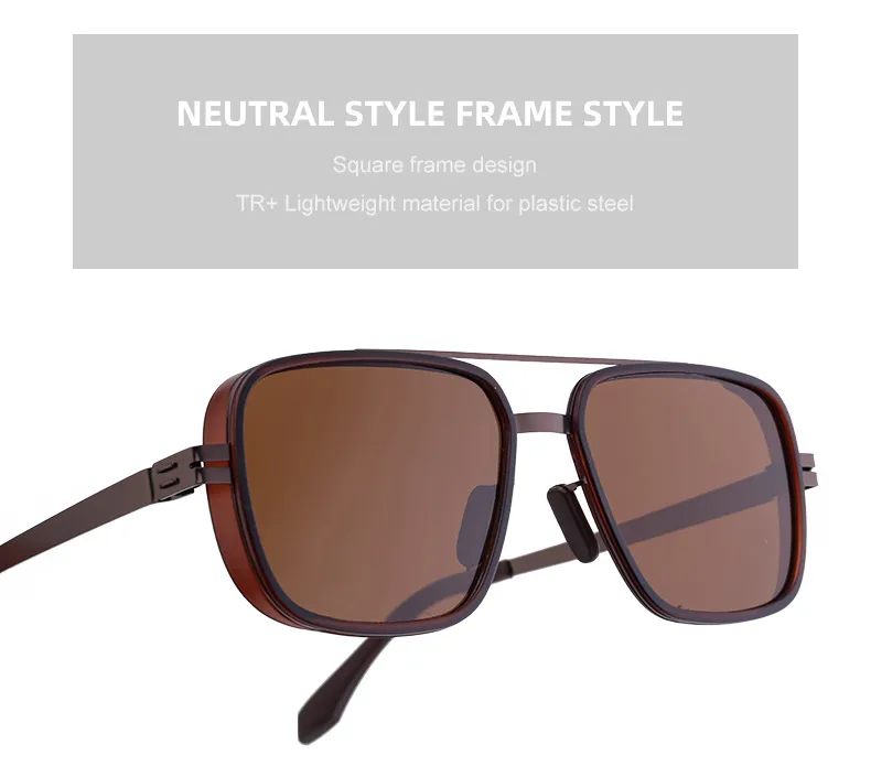 Streetwear Geometric Pc Square Full Frame Glasses display picture 8