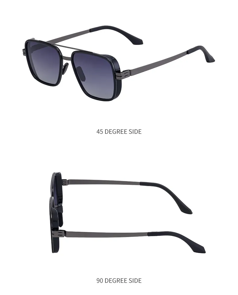 Streetwear Geometric Pc Square Full Frame Glasses display picture 15