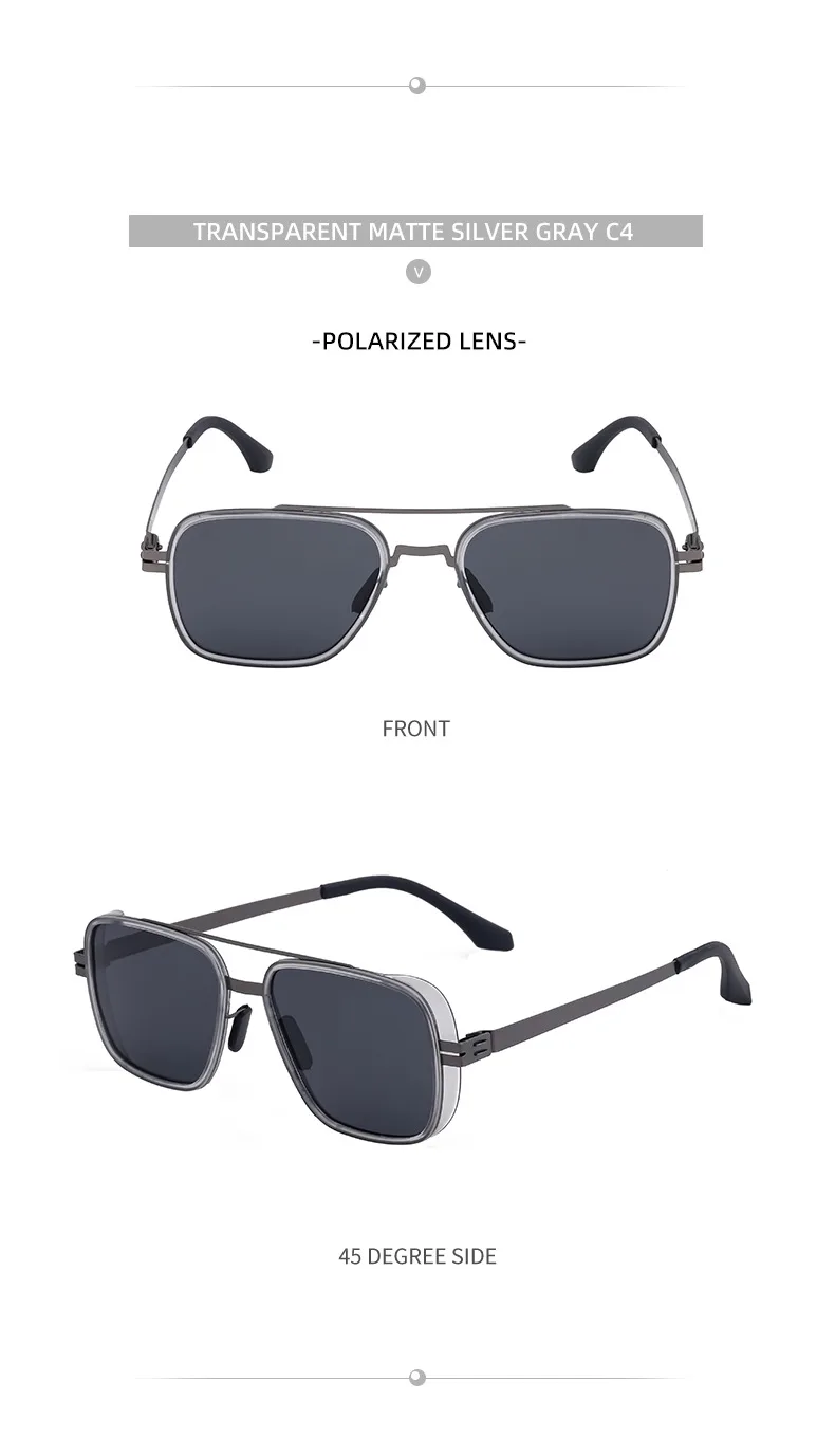 Streetwear Geometric Pc Square Full Frame Glasses display picture 17