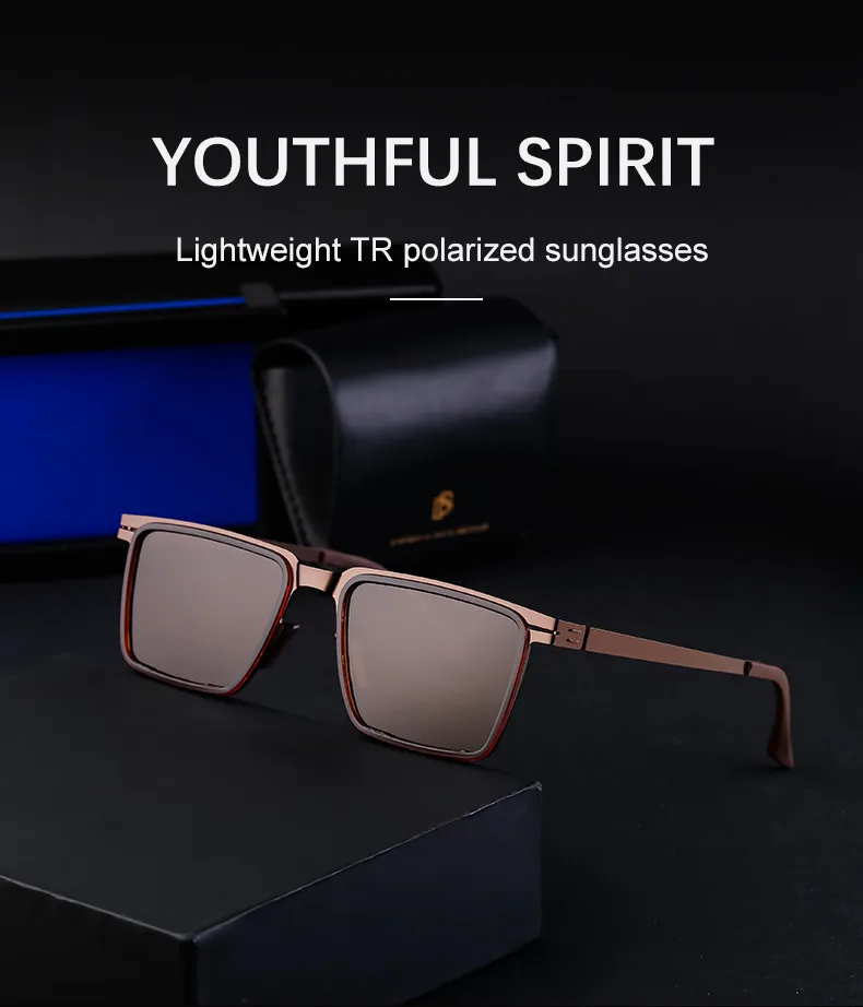 Streetwear Geometric Tac Square Full Frame Glasses display picture 1