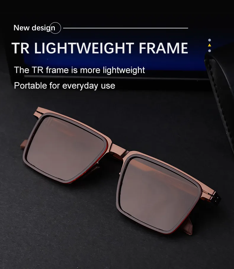 Streetwear Geometric Tac Square Full Frame Glasses display picture 2