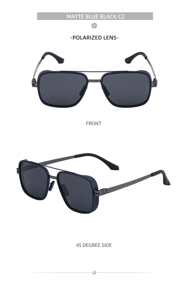 Streetwear Geometric Pc Square Full Frame Glasses display picture 18
