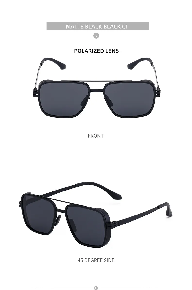 Streetwear Geometric Pc Square Full Frame Glasses display picture 19